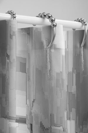 Grey Glacier Shower Curtain
