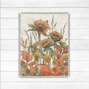 Harvest Home Woven Throw Blanket