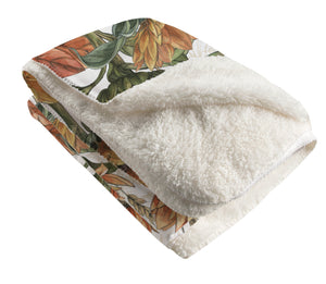 Harvest Home Sherpa Throw Blanket