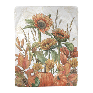 Harvest Home Sherpa Throw Blanket