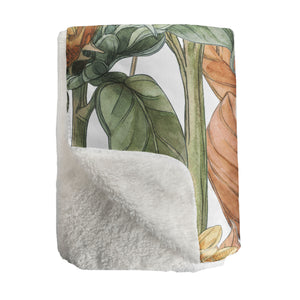 Harvest Home Sherpa Throw Blanket