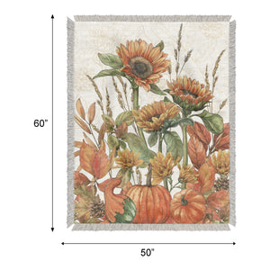 Harvest Home Woven Throw Blanket