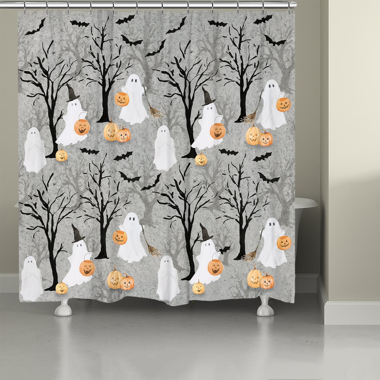Midnight Mischief Shower Curtain