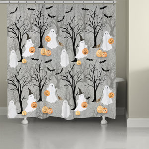 Midnight Mischief Shower Curtain