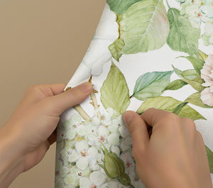 Soft Hydrangea Garden Shower Curtain