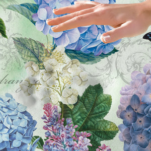 Hydrangea Splendor Memory Foam Rug