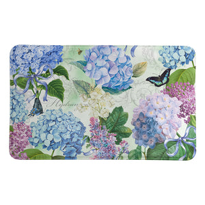 Hydrangea Splendor Memory Foam Rug