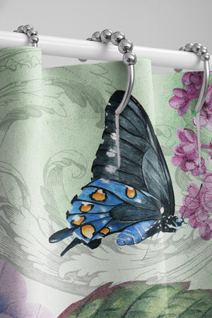 Hydrangea Splendor Shower Curtain
