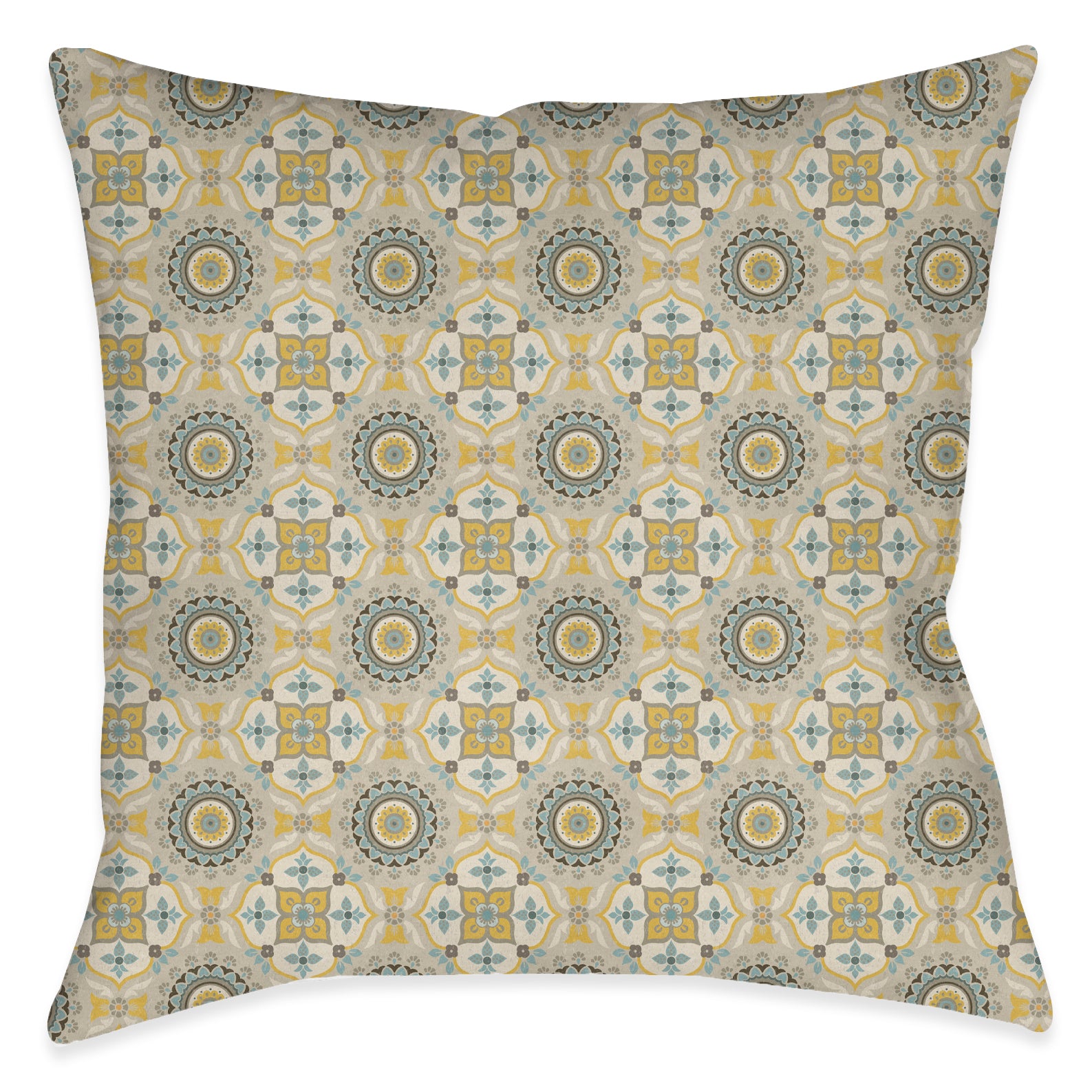 kathy ireland® HOME Indochine Mosaic Outdoor Decorative Pillow