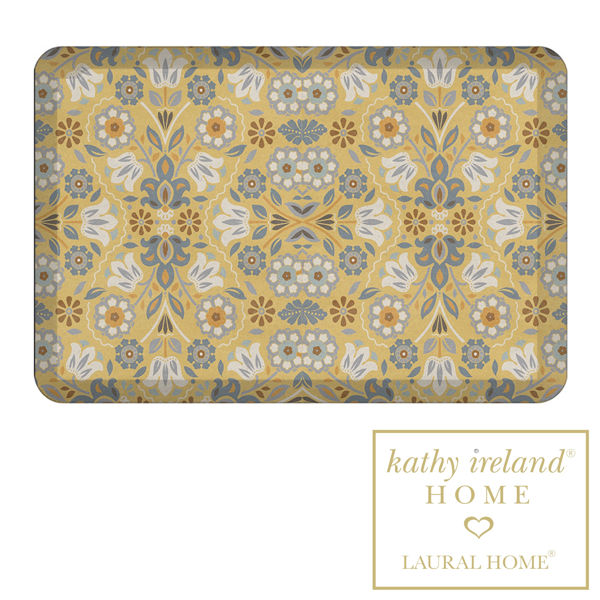 kathy ireland® HOME Indochine Anti-Fatigue Kitchen Mat