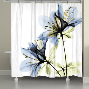 Azalea X-Ray Shower Curtain