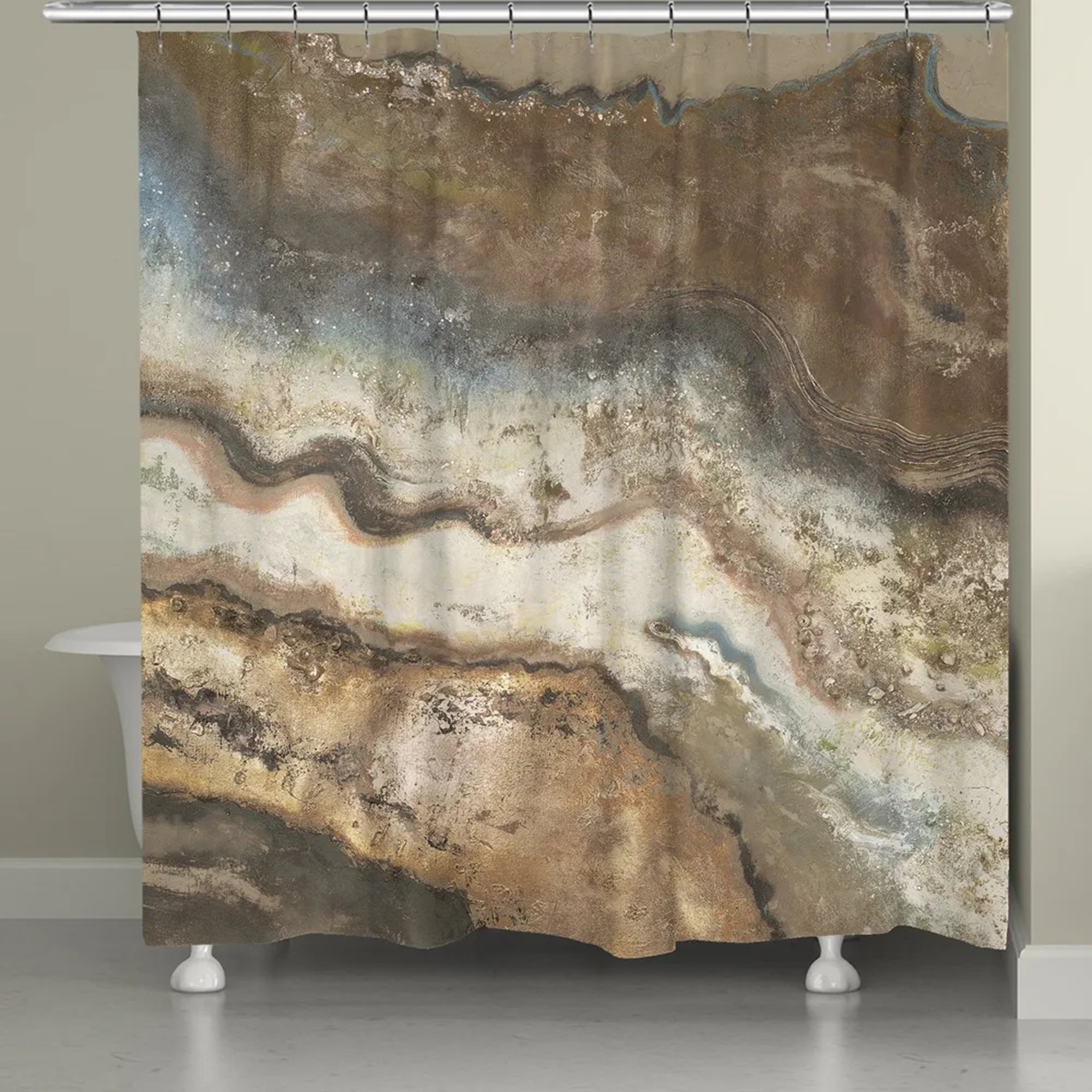 Lava Flow Shower Curtain