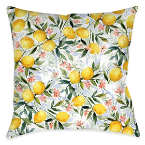 kathy ireland® HOME Lemon Joy Outdoor Decorative Pillow