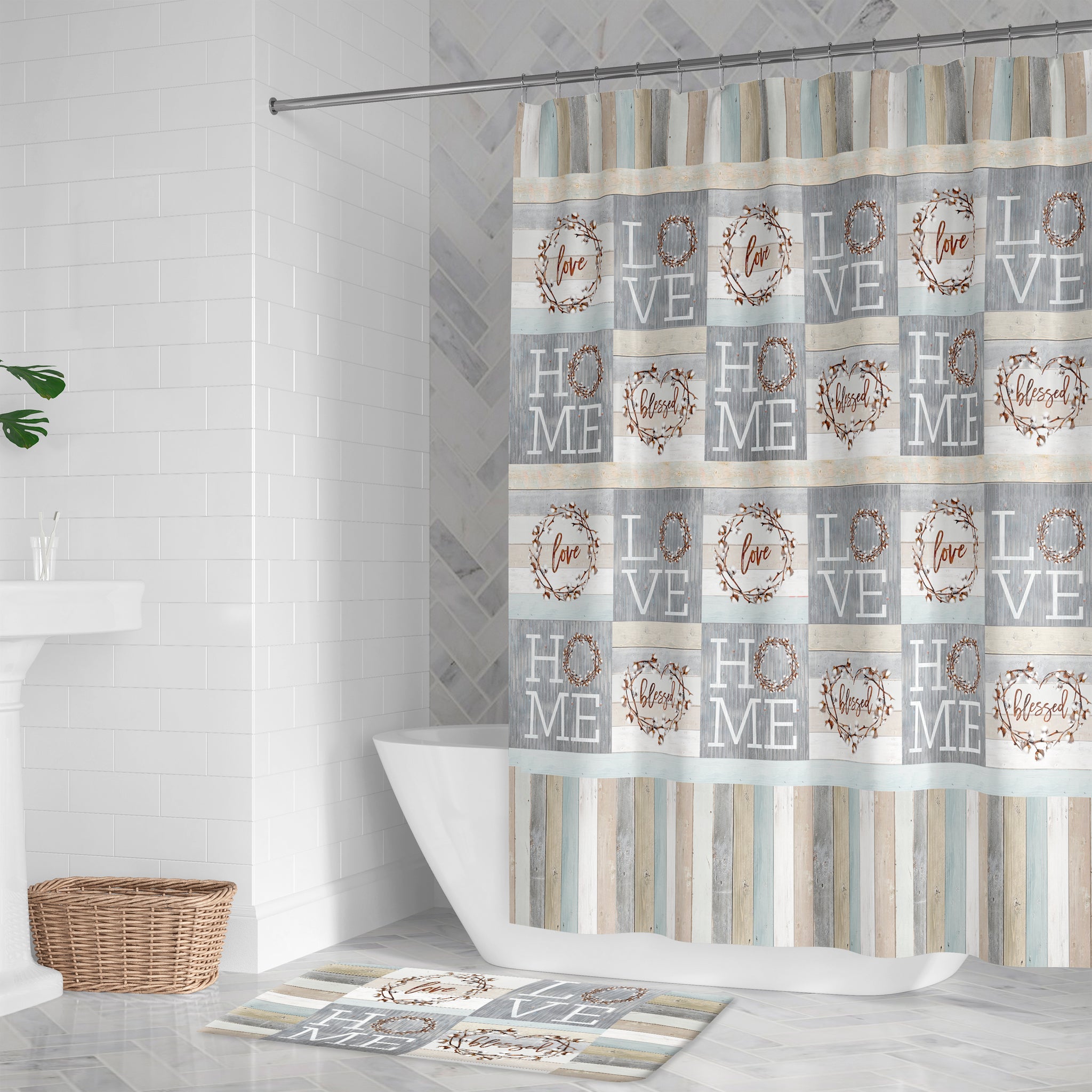 bacova guild born to fish shower curtain hooks Loving Home Shower Curtain