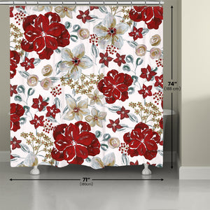 Midwinter Florals Shower Curtain