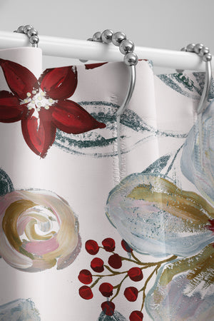 Midwinter Florals Shower Curtain