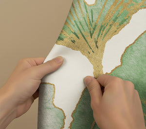 Natural Ginkgo Harmony Shower Curtain