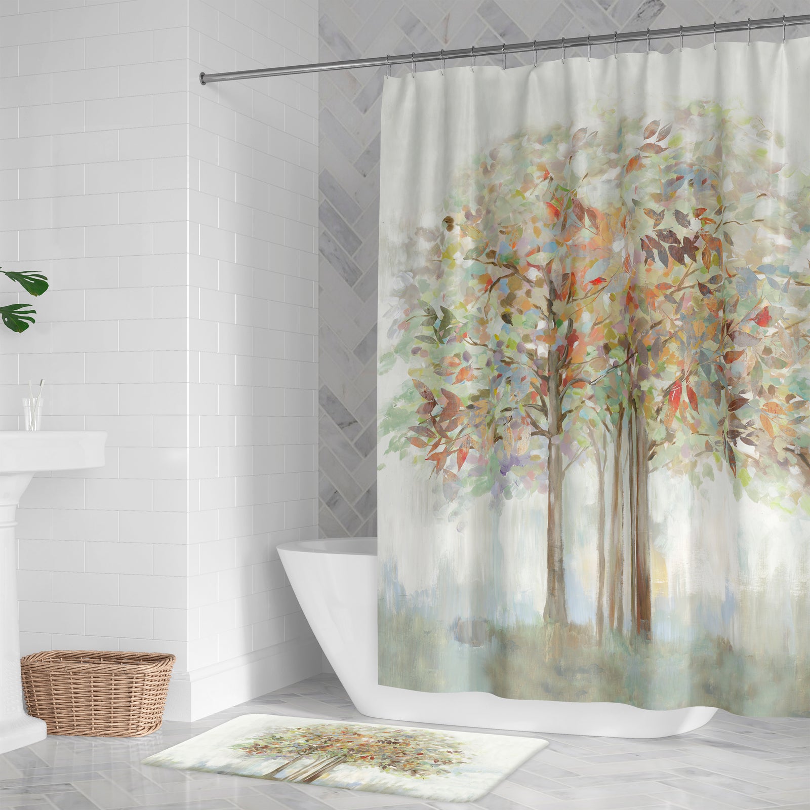 Nature's Melody Shower Curtain