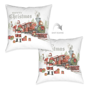 North Pole Express Indoor Decorative Pillow
