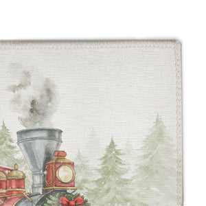 North Pole Express Outdoor Doormat