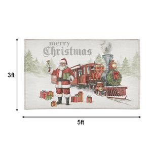North Pole Express Outdoor Doormat