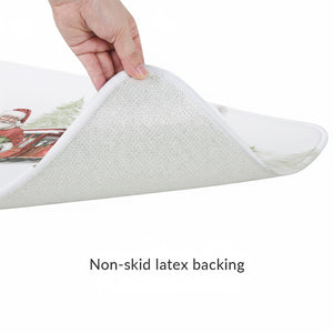 North Pole Express Memory Foam Rug