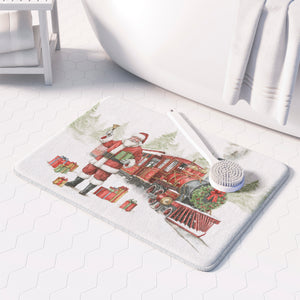 North Pole Express Memory Foam Rug
