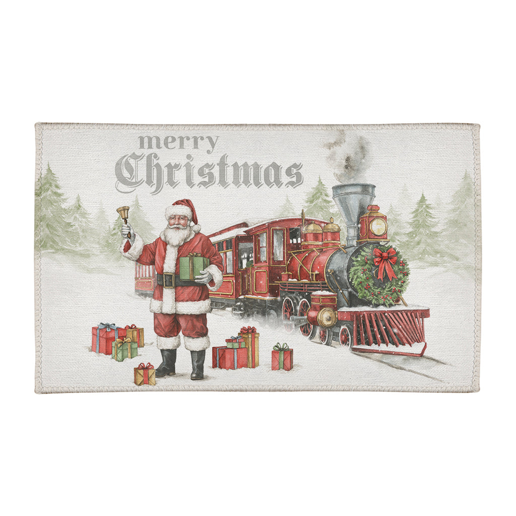 North Pole Express Outdoor Doormat