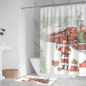 North Pole Express Shower Curtain