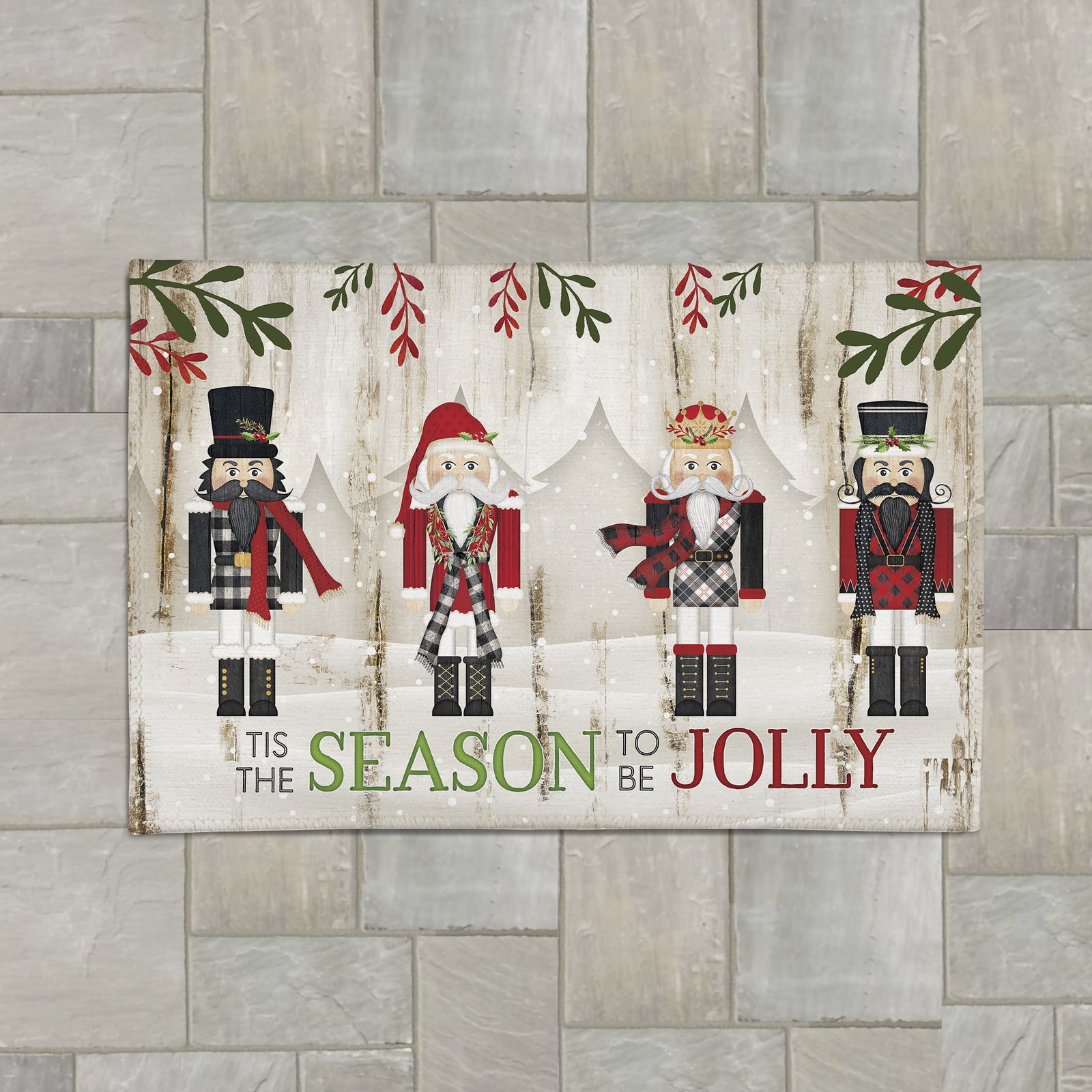 Nutcracker Christmas Outdoor Area Rug
