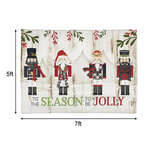 Nutcracker Christmas Outdoor Area Rug