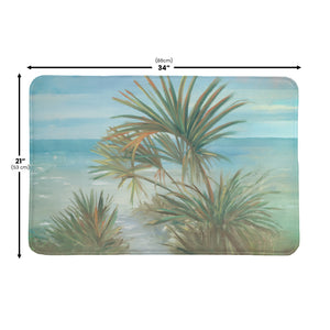 Palmetto Path Memory Foam Rug