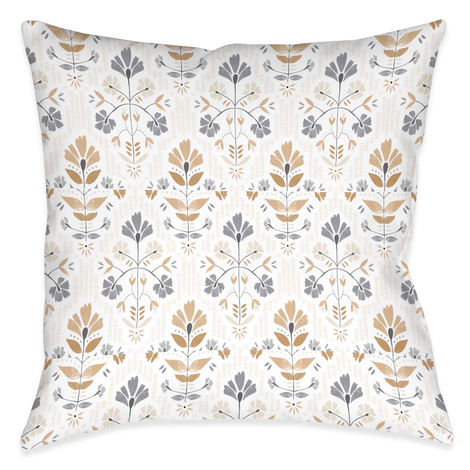 kathy ireland® HOME Peaceful Elegance Floral Outdoor Decorative Pillow