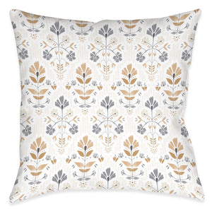 kathy ireland® HOME Peaceful Elegance Floral Outdoor Decorative Pillow