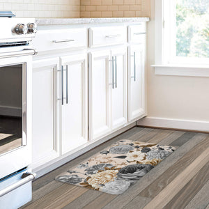 Peonies and Roses Anti-Fatigue Kitchen Mat