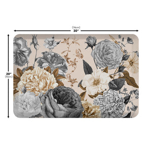 Peonies and Roses Anti-Fatigue Kitchen Mat