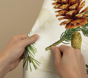 Pinecone Shower Curtain