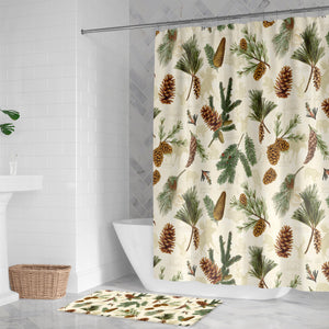 Pinecone Shower Curtain