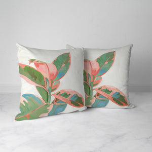 Plant Life Outdoor Decorative Pillow (Set of 2)