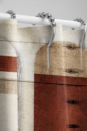 Playful Oars Shower Curtain