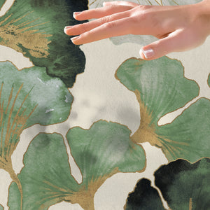 Natural Ginkgo Harmony Memory Foam Rug