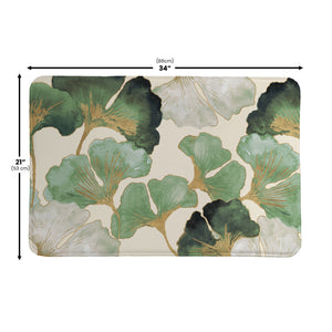 Natural Ginkgo Harmony Memory Foam Rug