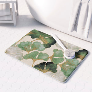 Natural Ginkgo Harmony Memory Foam Rug