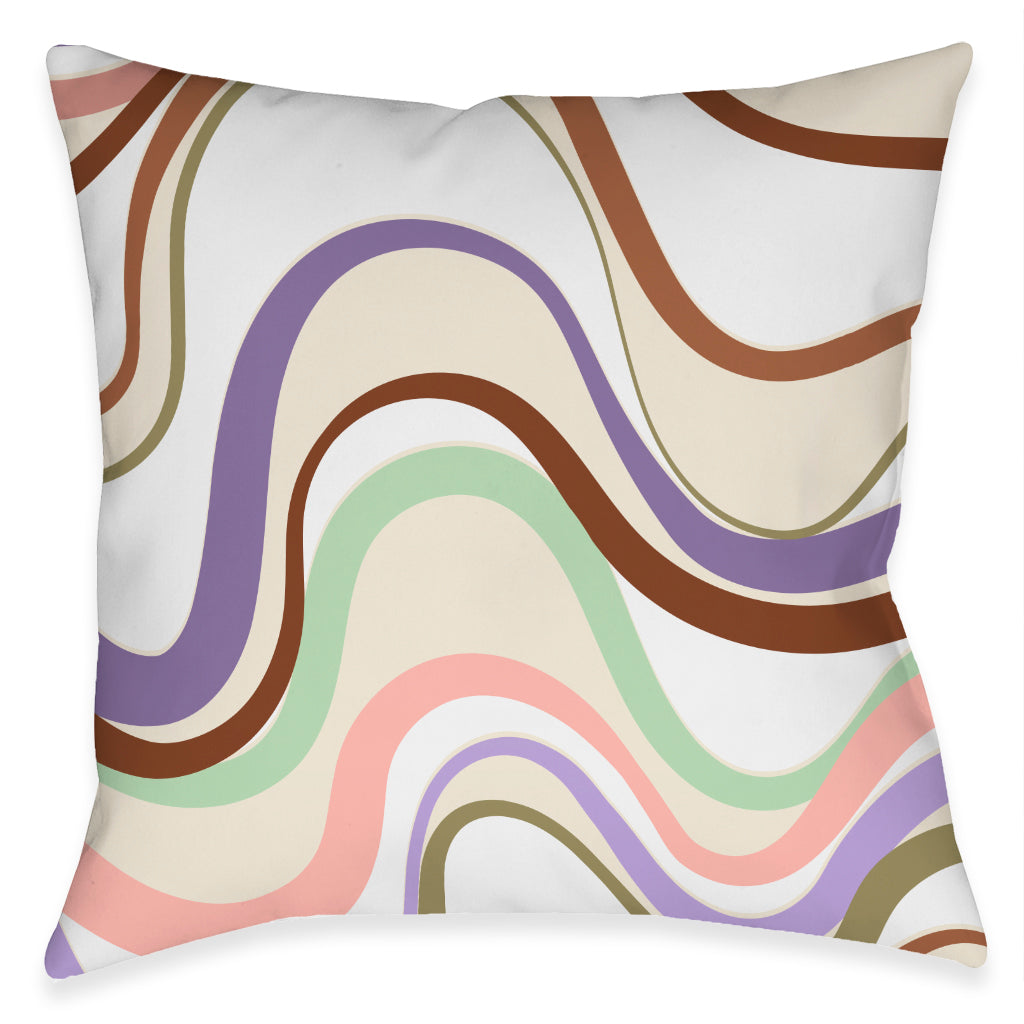 kathy ireland® HOME Retro Wave Outdoor Decorative Pillow