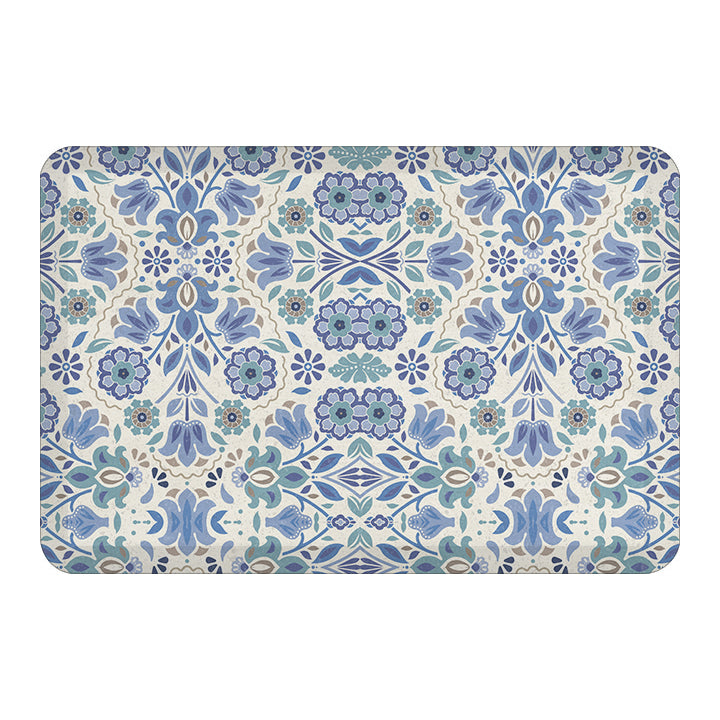 kathy ireland® HOME Indochine Blue Anti-Fatigue Kitchen Mat