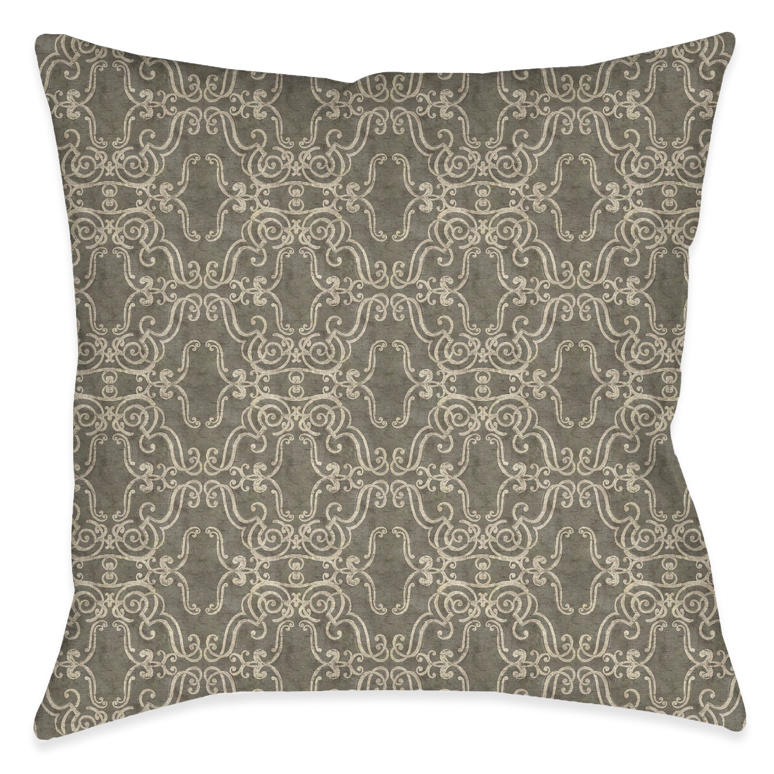 Scrollwork II Outdoor Decorative Pillow