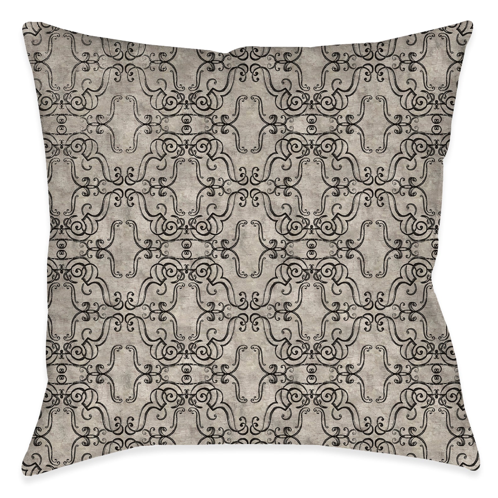 Scrollwork I Outdoor Decorative Pillow