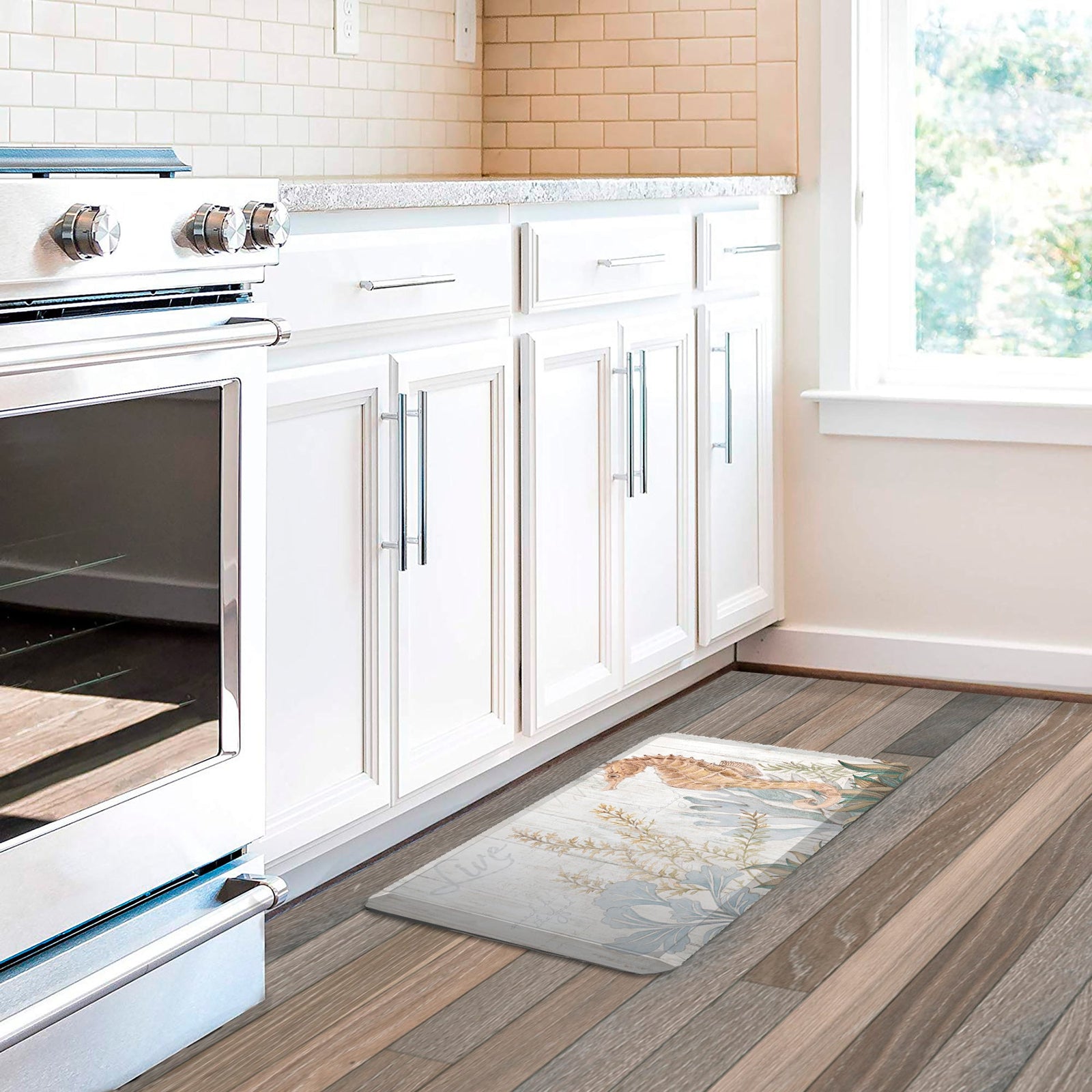 Seahorse Seaweed Anti-Fatigue Kitchen Mat