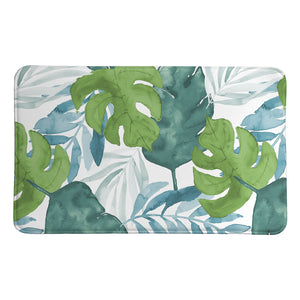 Serene Summer Palm Memory Foam Rug