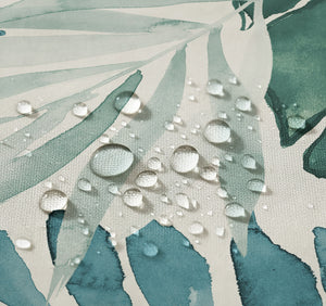 Serene Summer Palm Shower Curtain